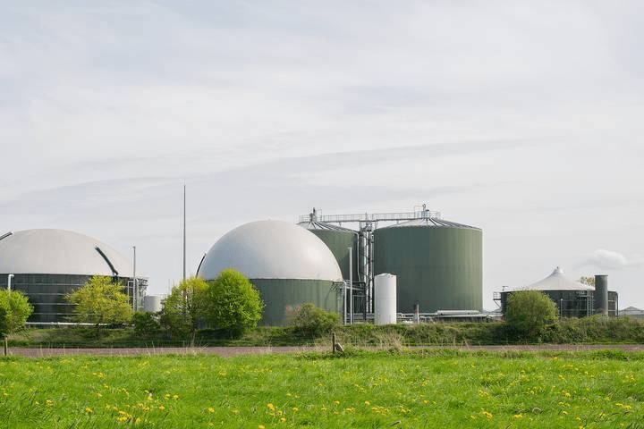 Organic matter and biogas facility